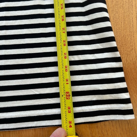 NWT Kate Spade Broome Street Ruffle Topline On Off Shoulder Striped Dress Medium - Picture 10 of 12